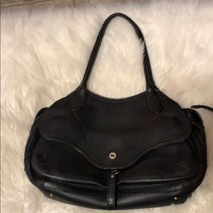 Cole Hann black leather purse.